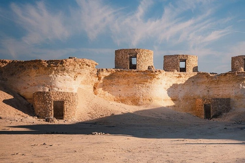 West Coast tour, Zekreet, Richard Serra Desert Sculpture From Doha: Zekreet Richard Serra and mushroom rock formation