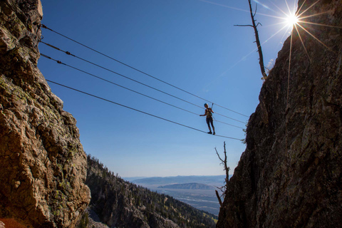 Jackson Hole: Via Ferrata Guided Climb Half-Day (3 Hour) Afternoon Guided Via Ferrata Experience