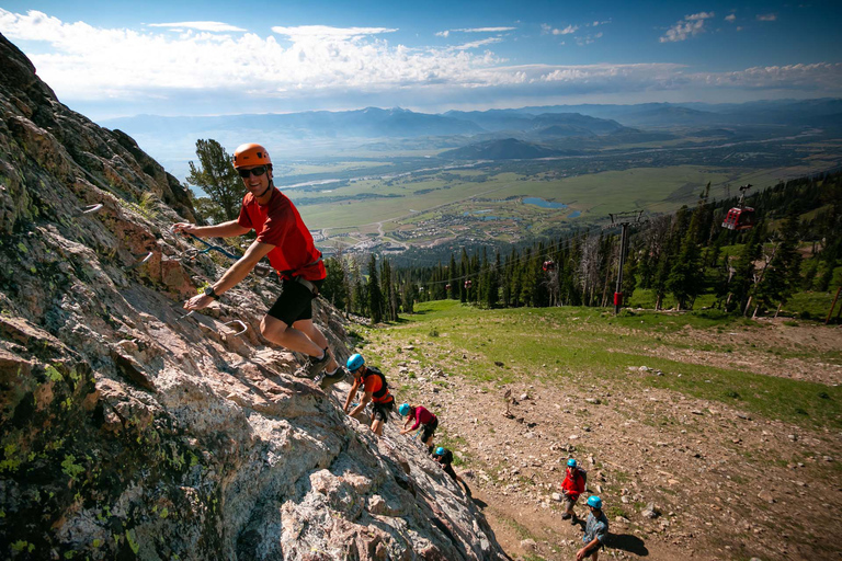 Jackson Hole: Via Ferrata Guided Climb Half-Day (3 Hour) Afternoon Guided Via Ferrata Experience