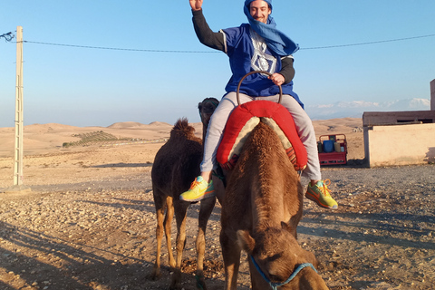 Camel Ride In Agafay Desert