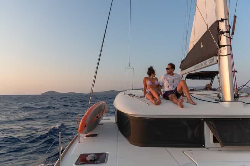 Hersonissos: Sunset Yacht Cruise to St George Bay | GetYourGuide