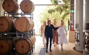 Winery Tour & Tasting with 3-Course Lunch on Tuscan Terrace