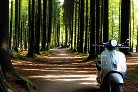 Chianti: Electric Vespa Tour and Truffle Hunt with Dinner