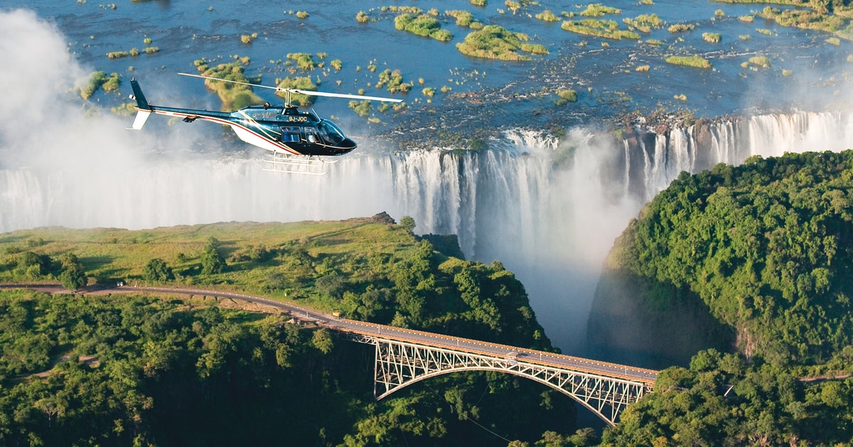 Victoria Falls Scenic Helicopter Flight Over Victoria Falls GetYourGuide