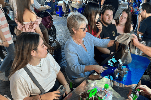 Bangkok - en rundtur Matupplevelse på gatan - kvällstur