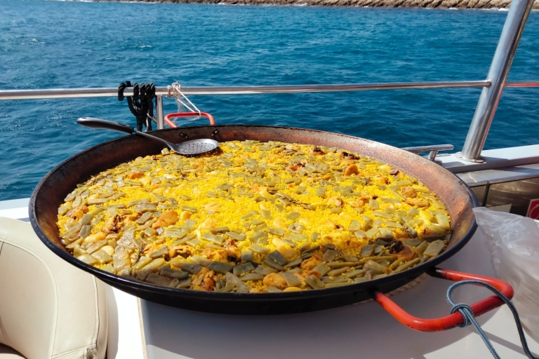 Javea : croisière sur l'île de Portitxol avec repasJavea : croisière en catamaran avec produits locaux