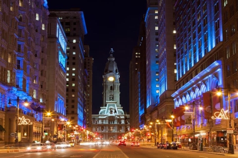 Filadelfia: Visita guiada nocturna en coche