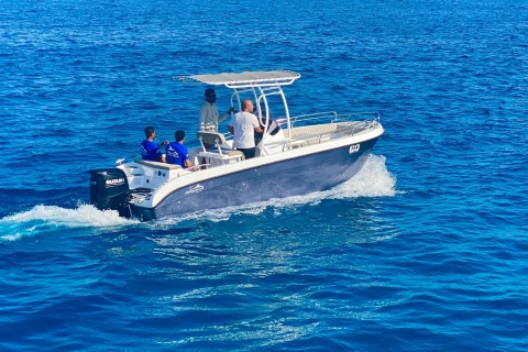 Hurghada 2 w 1 Rejs łodzią motorową Dolphin & Paradise Islands