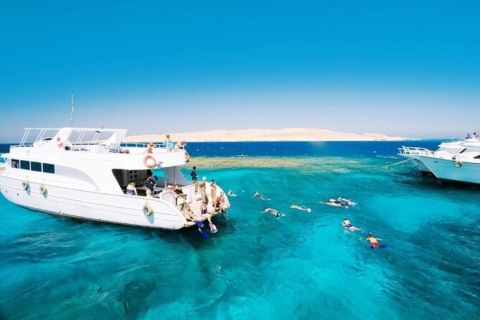 From Makadi : Orange Bay, Snorkeling, Banana Boat w/ Lunch From Makadi : Orange Bay Snorkeling Yacht Cruise with Lunch