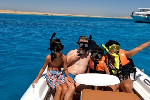 Hurghada 2 en 1 Excursión en lancha rápida Islas Delfín y Paraíso