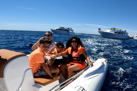Hurghada 2 in 1 Speedboat Trip Delphin & Paradies Inseln