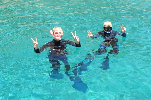 From Kos: Pserimos Island Snorkeling Cruise by Diving Boat