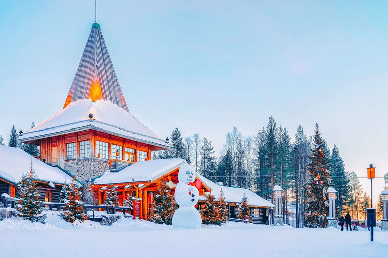 Rovaniemi: bezoek aan het dorp van de kerstman met hotelovername