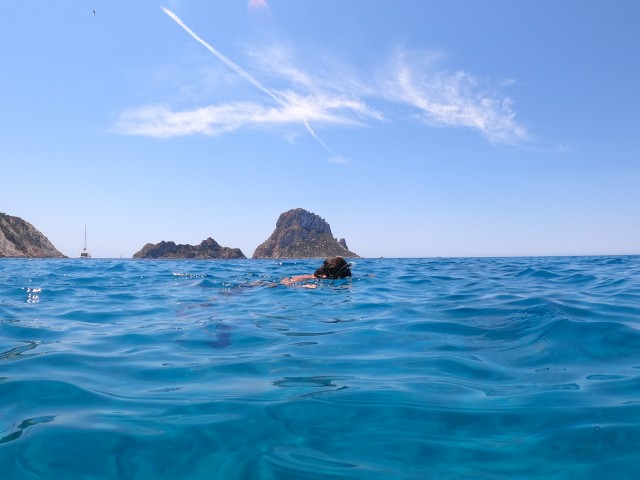 Visit Ibiza Es Vedrà Morning or Sunset Boat Tour with Swimming in Ibiza