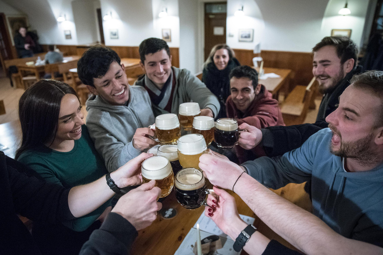 Praga: Excursão a pé guiada pelas cervejarias e pubs de Castle Side