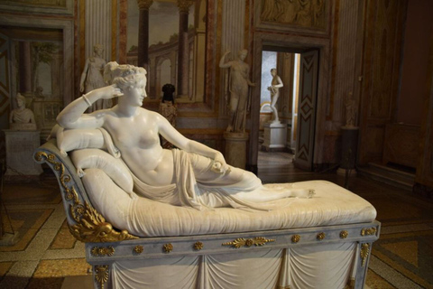 Roma: Visita guiada a la Galería Borghese con entradasVisita en grupo reducido a la Galería Borghese en francés