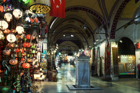 Istanbul: Basilica Cistern Entry Ticket & Grand Bazaar Tour