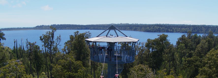 Hokitika: West Coast Tree Top Tower Zip Line e Passeggiata