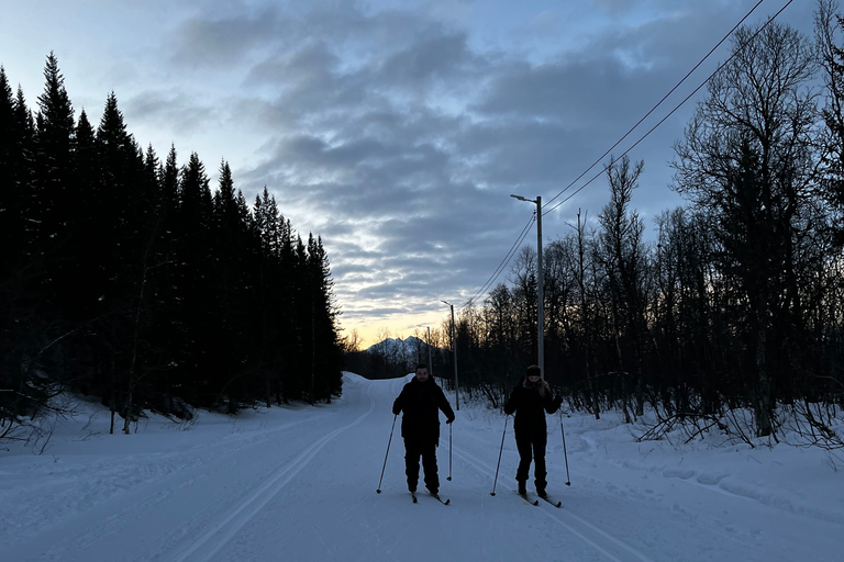 Tromsø: Percorso di sci di fondo con guida e vista