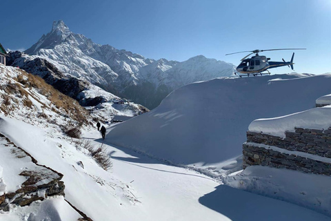 Tour en hélicoptère du camp de base de l'Annapurna depuis Pokhara