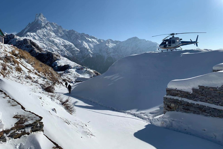 Tour en hélicoptère du camp de base de l'Annapurna depuis Pokhara