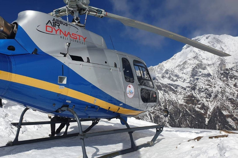 Tour en hélicoptère du camp de base de l'Annapurna depuis Pokhara