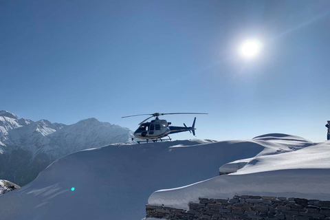 Tour en hélicoptère du camp de base de l'Annapurna depuis Pokhara