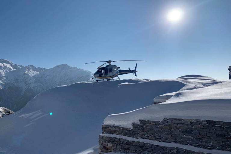 Tour en hélicoptère du camp de base de l'Annapurna depuis Pokhara