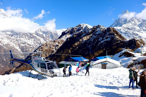 Tour en hélicoptère du camp de base de l'Annapurna depuis Pokhara