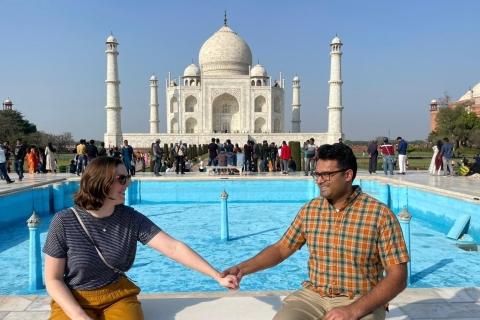 Visite privée du Taj Mahal au lever du soleil