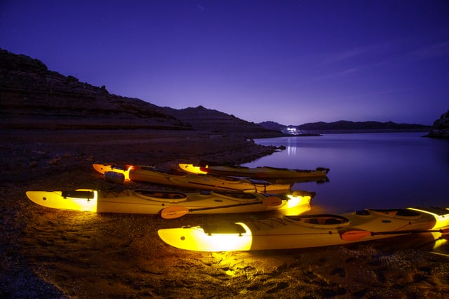 LAS VEGAS: tour in kayak al tramonto con CENA e SMORE!