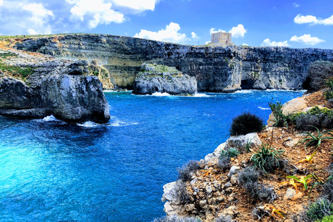 Desde Sliema: crucero por la isla de Comino y el Lago AzulDesde Sliema: Crucero por la Isla de Comino y la Laguna Azul