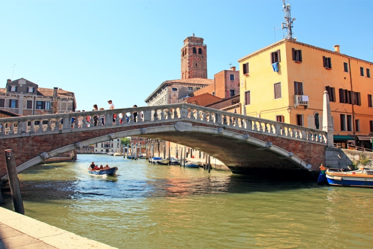 Venise : Visite de la Grande Venise en bateau et en gondoleVisite privée de 4 heures de Venise en bateau et en gondole avec arrêts