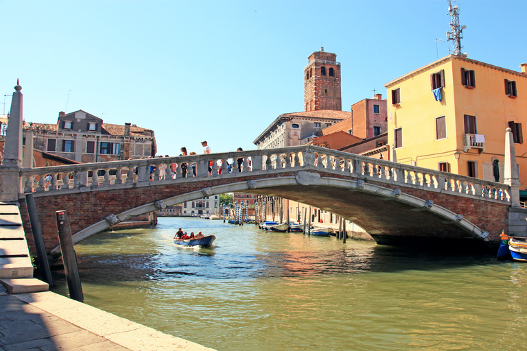 Venedig: Große Venedig-Tour mit Boot und Gondel3-stündige private Tour durch Venedig mit Boot und Gondel