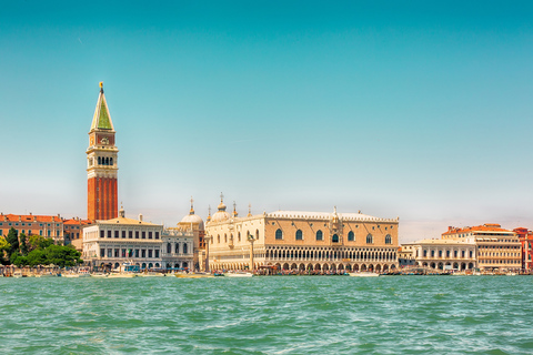 Venise : Visite de la Grande Venise en bateau et en gondoleVisite privée de 4 heures de Venise en bateau et en gondole avec arrêts