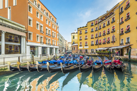 Venedig: Große Venedig-Tour mit Boot und Gondel3-stündige private Tour durch Venedig mit Boot und Gondel