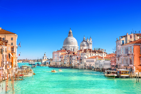 Venise : Visite de la Grande Venise en bateau et en gondoleVisite privée de 4 heures de Venise en bateau et en gondole avec arrêts