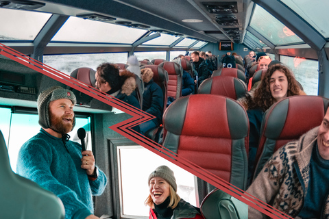 Gullfoss : Visite de la grotte de glace et du glacier en Glacier Monster Truck