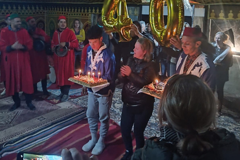 Marrakesh: Desert Sunset with Dinner and Show Marrakesh: Desert Sunset Camel ride with Dinner and Show