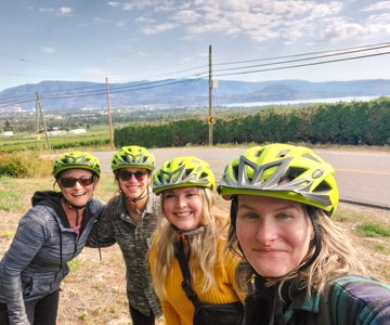 Kelowna: Wijnproeverij per E-bike, smartphone gids & lunch