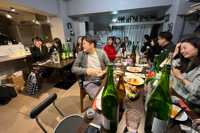 Sake tastings in Tsukiji