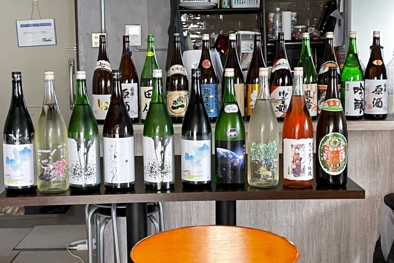 Sake-proeverijen in Tsukiji
