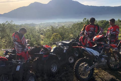 Mount Batur: Sunrise ATV Pine Forest Tour and Hot Spring