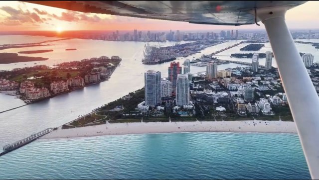 Miami: tour privato di volo privato di 45 minuti a South Beach