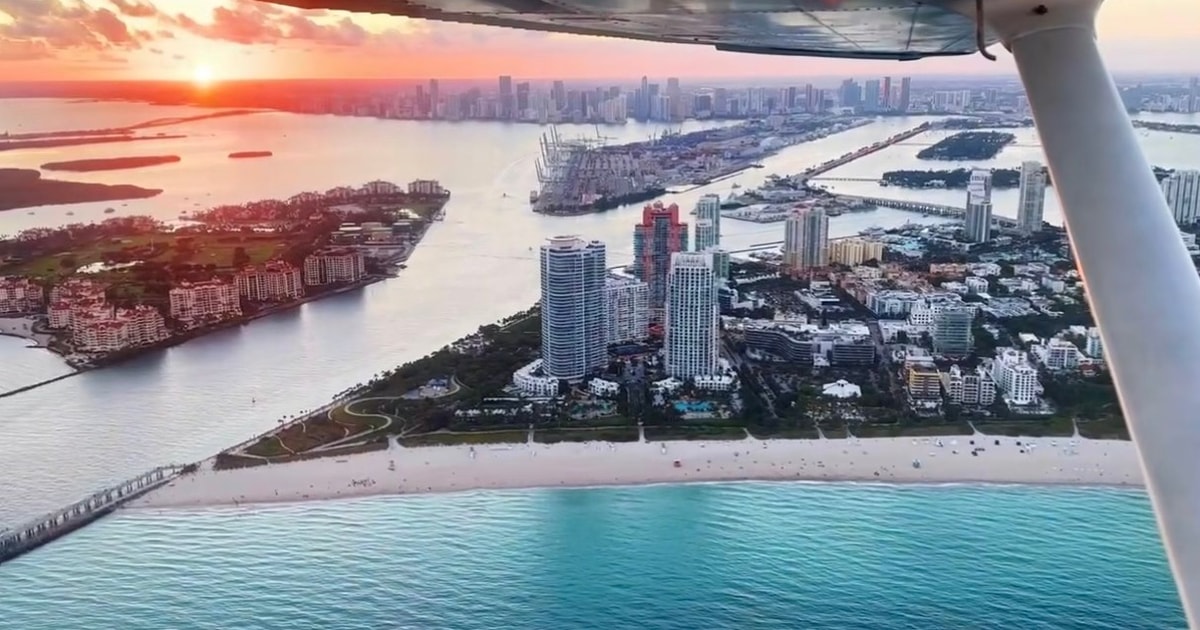 Miami South Beach Private 45 Minute Private Flight Tour