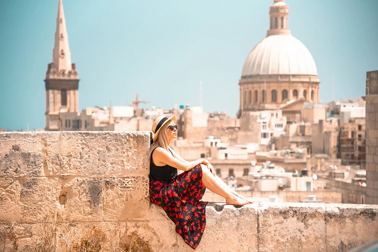 Valletta: Guided Walking Tour with Optional Cathedral TourTour with English-Speaking Guide (Including Cathedral Visit)