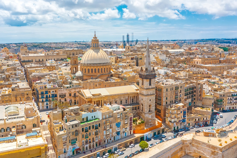 Valletta: Guided Walking Tour with Optional Cathedral TourTour with English-Speaking Guide (Including Cathedral Visit)