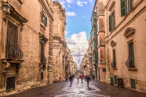 Valletta: Guided Walking Tour with Optional Cathedral TourTour with English-Speaking Guide (Including Cathedral Visit)