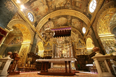 Recorrido a pie por La Valeta, incluida la concatedral de San Juan