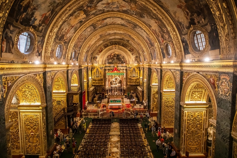 Recorrido a pie por La Valeta, incluida la concatedral de San Juan